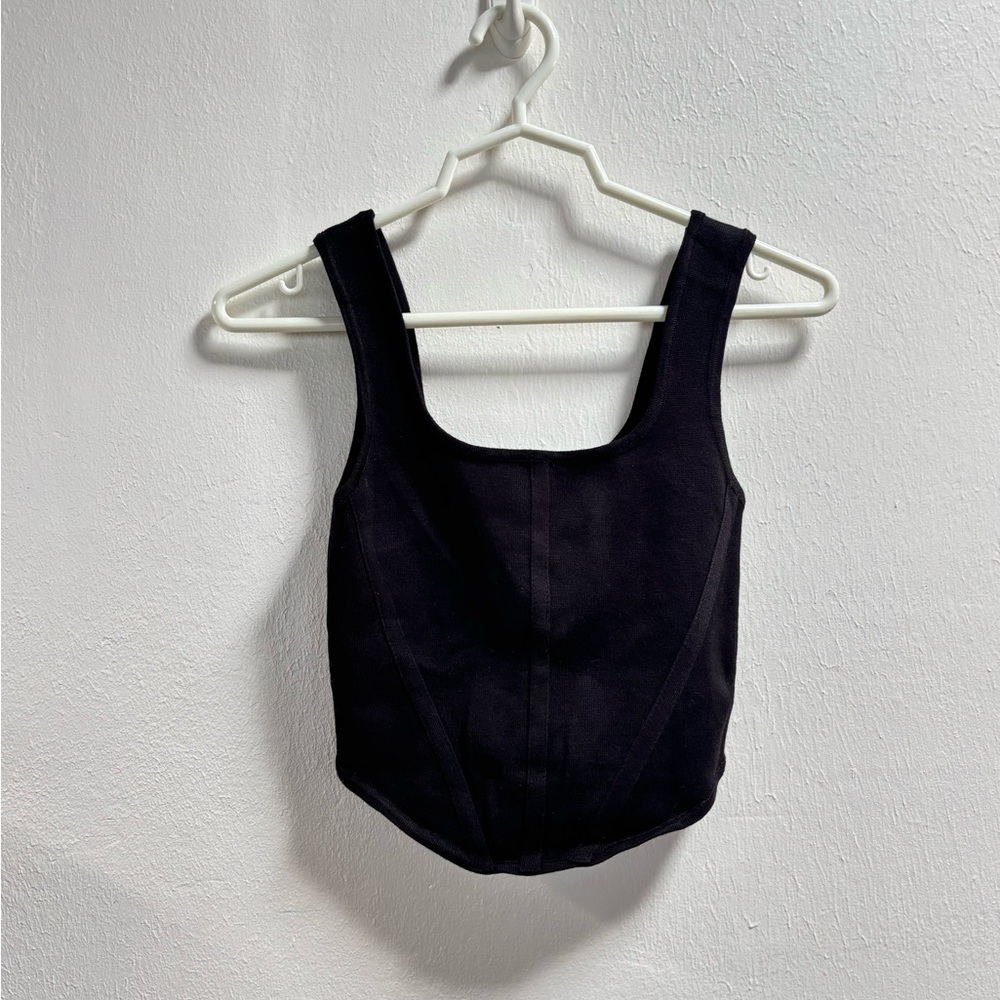 House of Harlow knit corset top